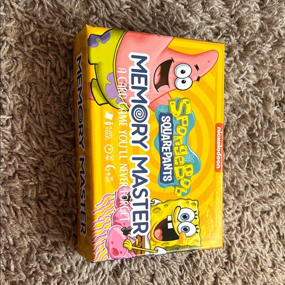Nickelodeon Other - Nickelodeon SpongeBob Memory Master Game - Yellow and Pink